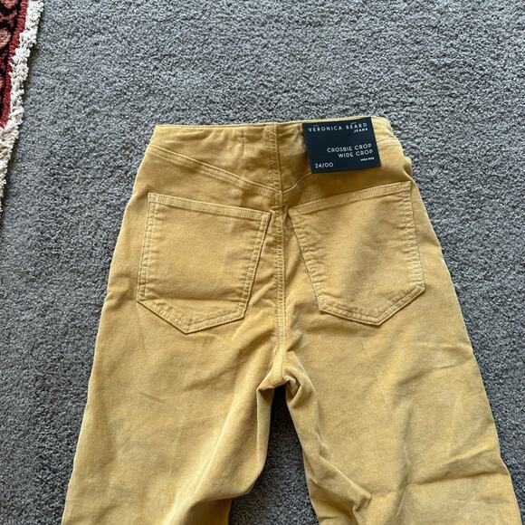 NWT: Veronica Beard Crosbie Wide Crop Pants - Picture 6 of 8